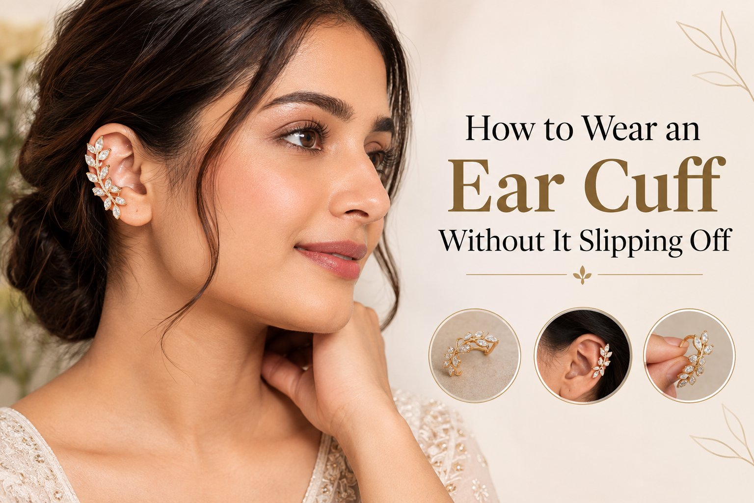 How to Wear an Ear Cuff Without It Slipping Off